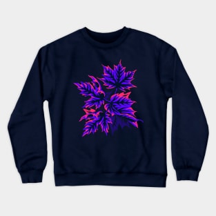 Leaves - Pink/Purple Crewneck Sweatshirt